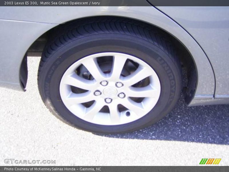 Mystic Sea Green Opalescent / Ivory 2003 Lexus ES 300