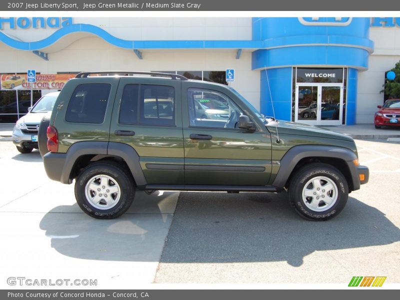 Jeep Green Metallic / Medium Slate Gray 2007 Jeep Liberty Sport
