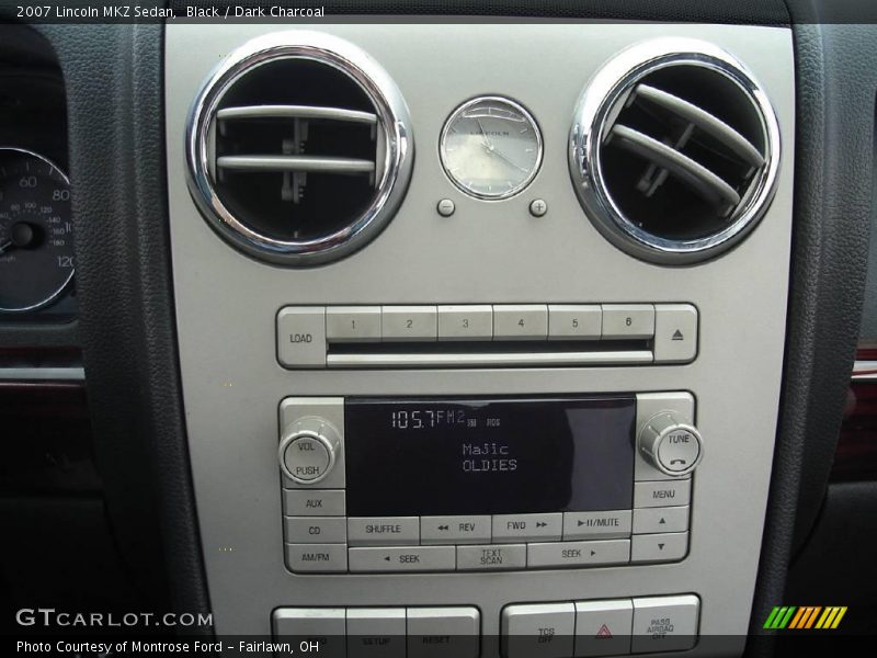 Black / Dark Charcoal 2007 Lincoln MKZ Sedan