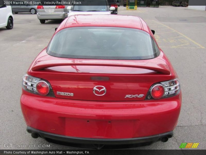 Velocity Red Mica / Black 2004 Mazda RX-8 Sport