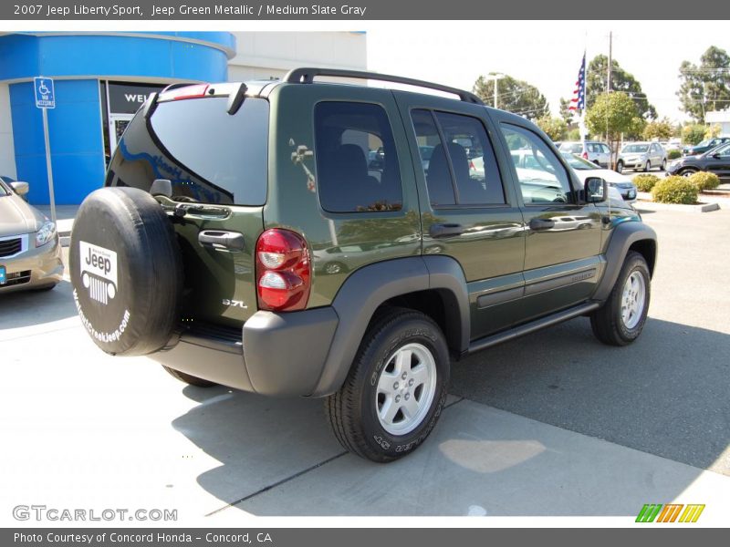 Jeep Green Metallic / Medium Slate Gray 2007 Jeep Liberty Sport