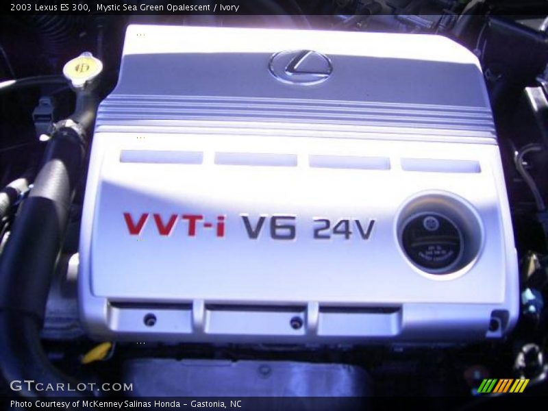 Mystic Sea Green Opalescent / Ivory 2003 Lexus ES 300