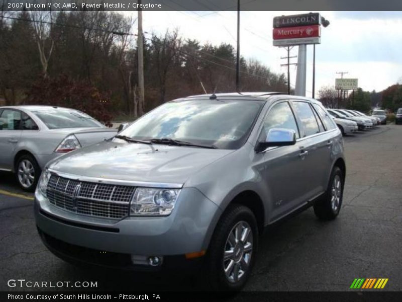 Pewter Metallic / Greystone 2007 Lincoln MKX AWD