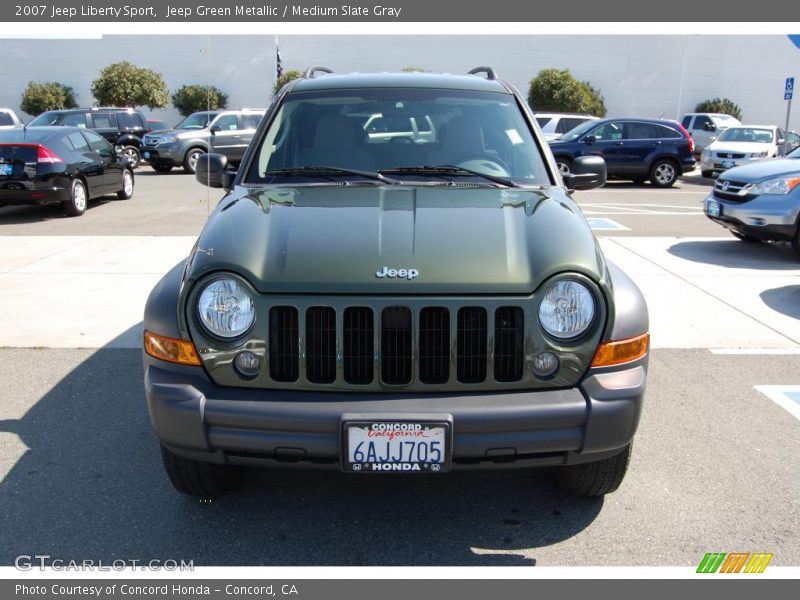 Jeep Green Metallic / Medium Slate Gray 2007 Jeep Liberty Sport