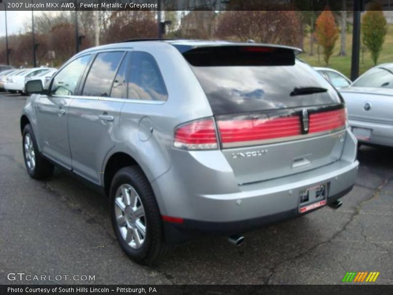 Pewter Metallic / Greystone 2007 Lincoln MKX AWD