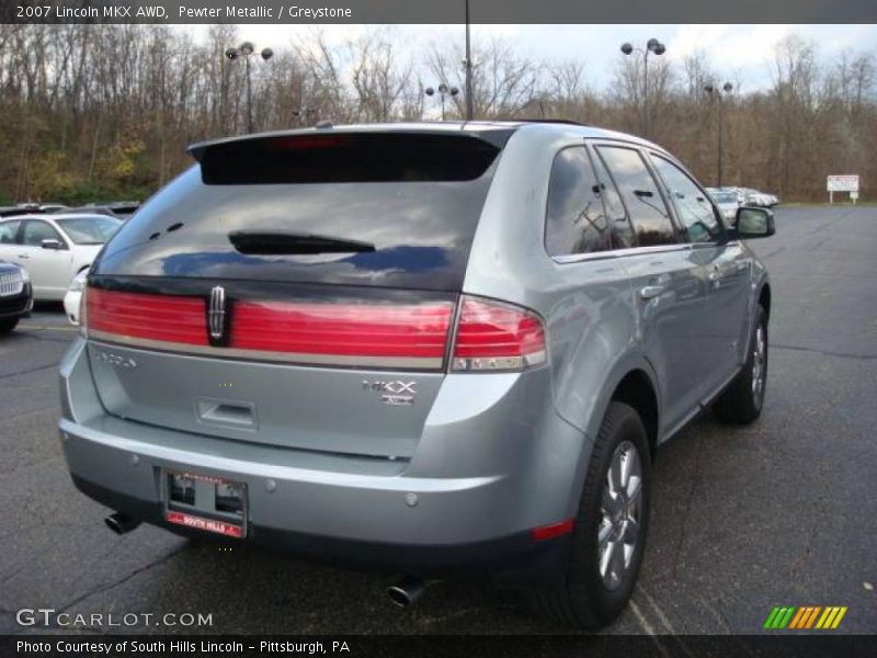 Pewter Metallic / Greystone 2007 Lincoln MKX AWD