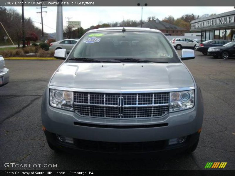 Pewter Metallic / Greystone 2007 Lincoln MKX AWD