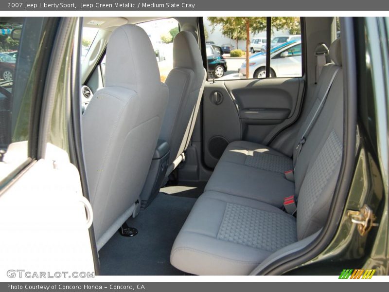 Jeep Green Metallic / Medium Slate Gray 2007 Jeep Liberty Sport