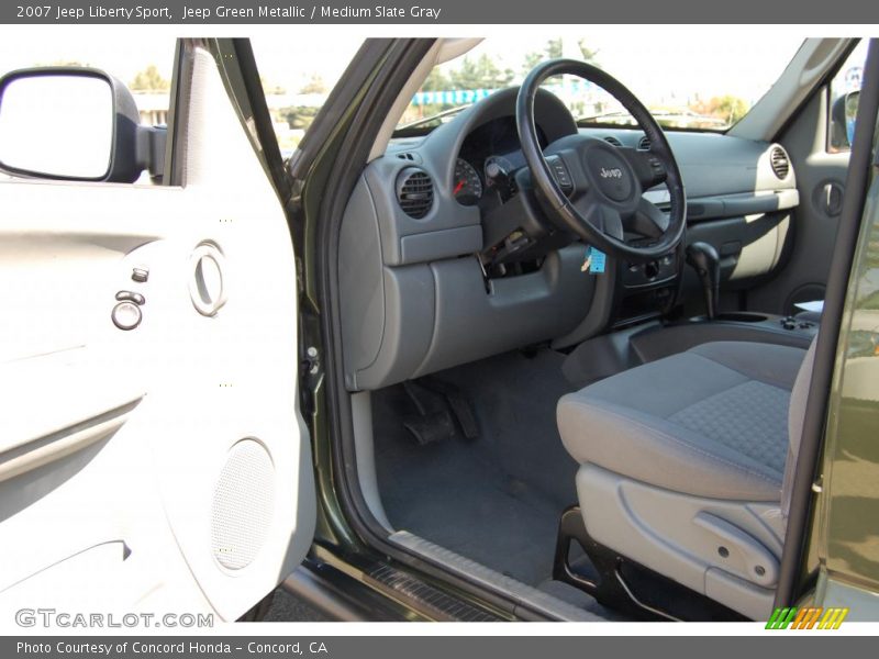 Jeep Green Metallic / Medium Slate Gray 2007 Jeep Liberty Sport