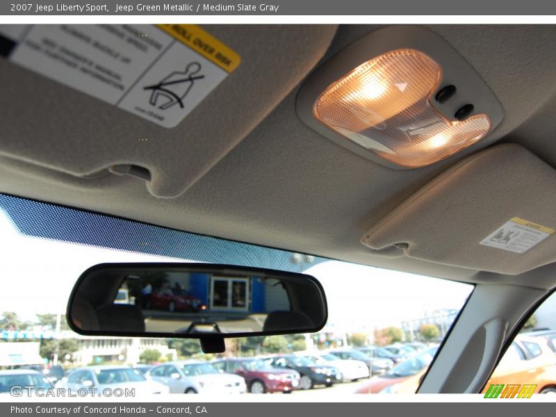 Jeep Green Metallic / Medium Slate Gray 2007 Jeep Liberty Sport