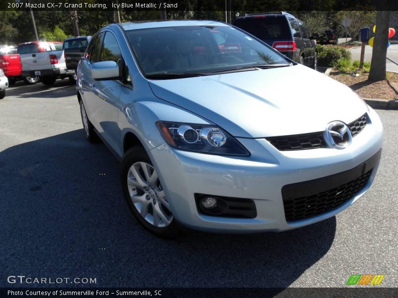 Icy Blue Metallic / Sand 2007 Mazda CX-7 Grand Touring