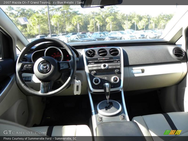 Icy Blue Metallic / Sand 2007 Mazda CX-7 Grand Touring
