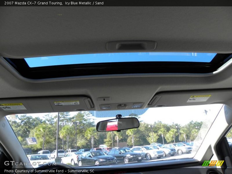 Icy Blue Metallic / Sand 2007 Mazda CX-7 Grand Touring
