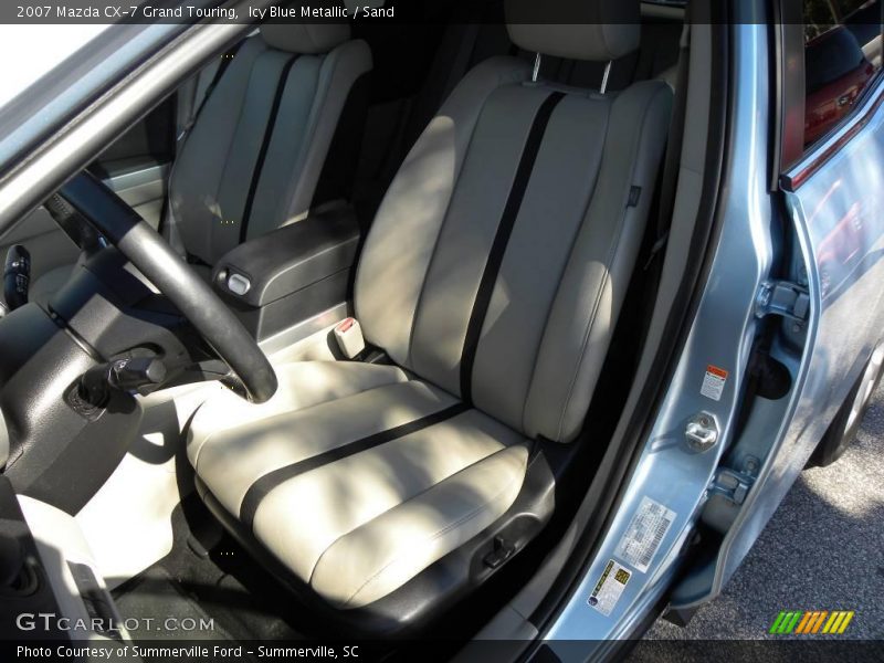 Icy Blue Metallic / Sand 2007 Mazda CX-7 Grand Touring