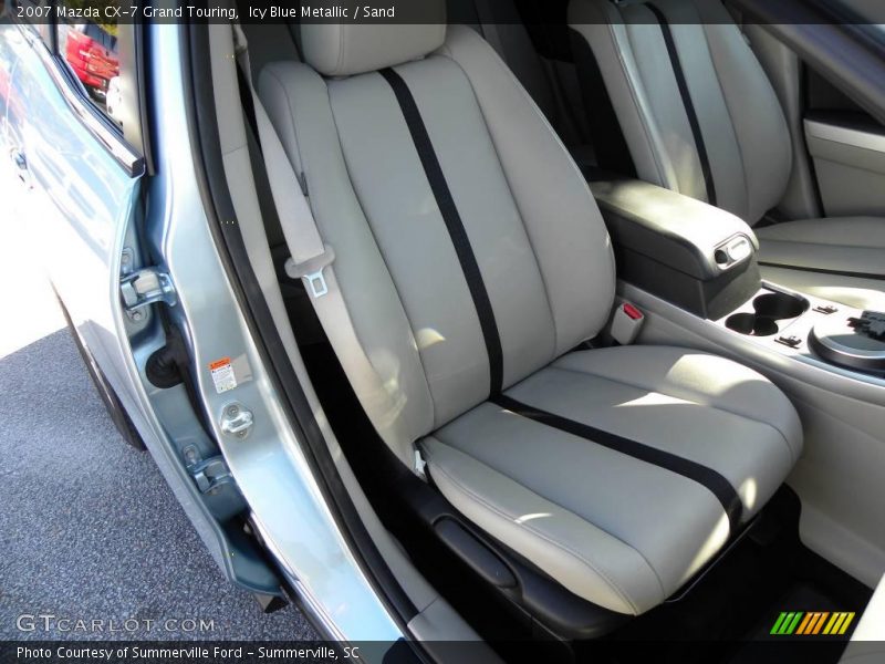 Icy Blue Metallic / Sand 2007 Mazda CX-7 Grand Touring