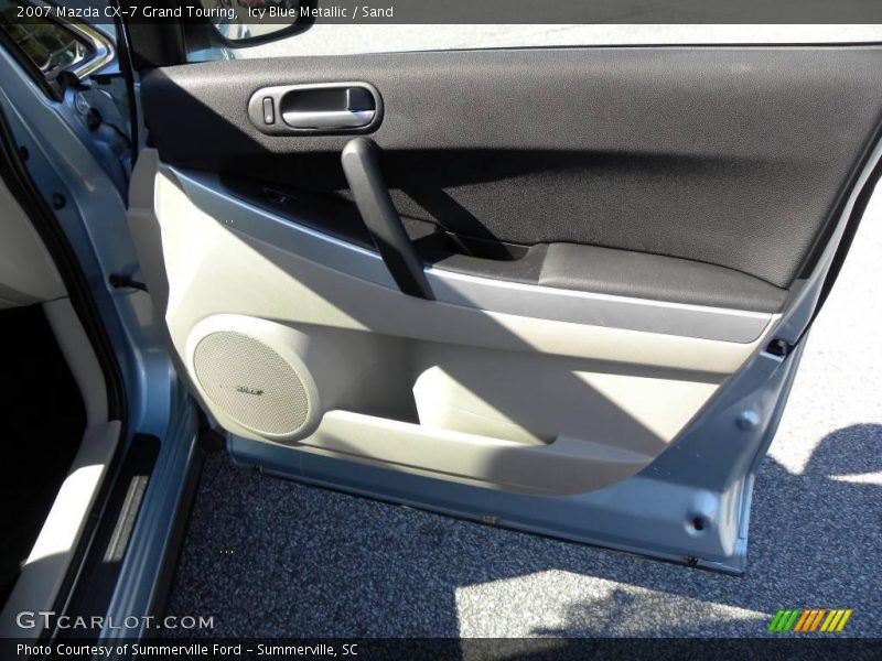 Icy Blue Metallic / Sand 2007 Mazda CX-7 Grand Touring