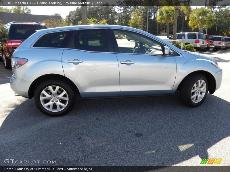 Icy Blue Metallic / Sand 2007 Mazda CX-7 Grand Touring