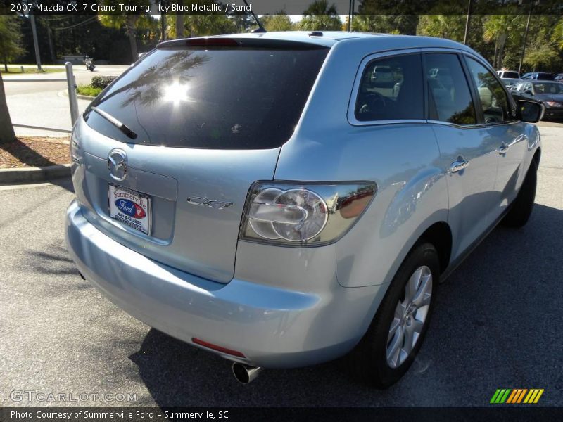 Icy Blue Metallic / Sand 2007 Mazda CX-7 Grand Touring
