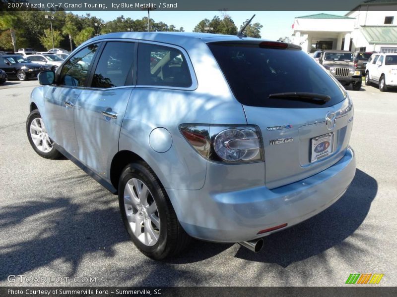 Icy Blue Metallic / Sand 2007 Mazda CX-7 Grand Touring