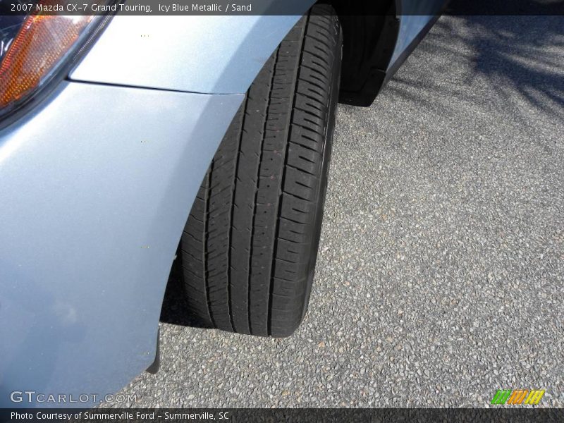 Icy Blue Metallic / Sand 2007 Mazda CX-7 Grand Touring