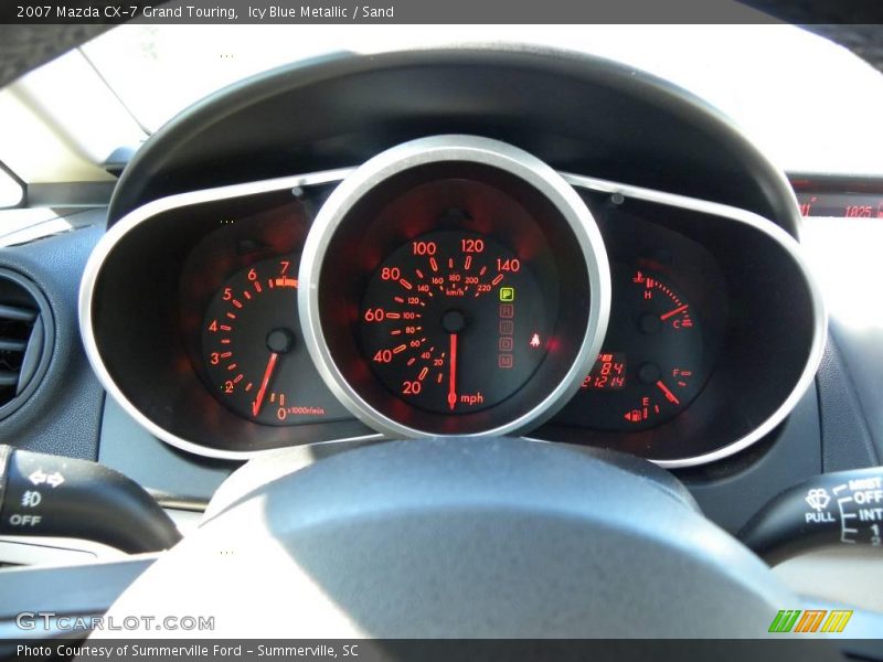 Icy Blue Metallic / Sand 2007 Mazda CX-7 Grand Touring