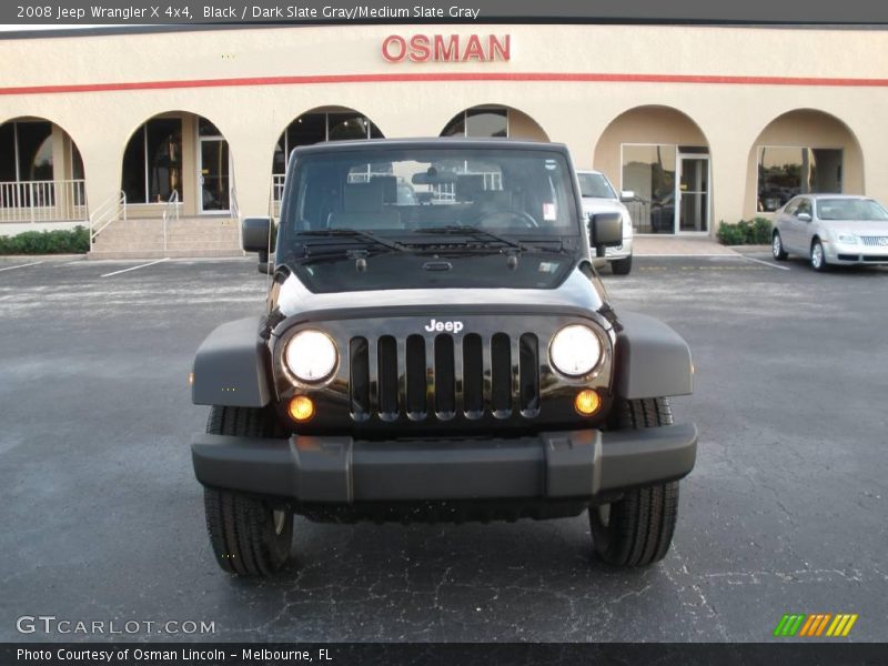 Black / Dark Slate Gray/Medium Slate Gray 2008 Jeep Wrangler X 4x4