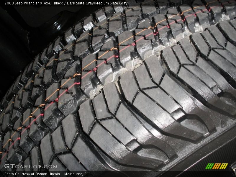 Black / Dark Slate Gray/Medium Slate Gray 2008 Jeep Wrangler X 4x4