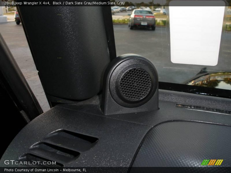Black / Dark Slate Gray/Medium Slate Gray 2008 Jeep Wrangler X 4x4