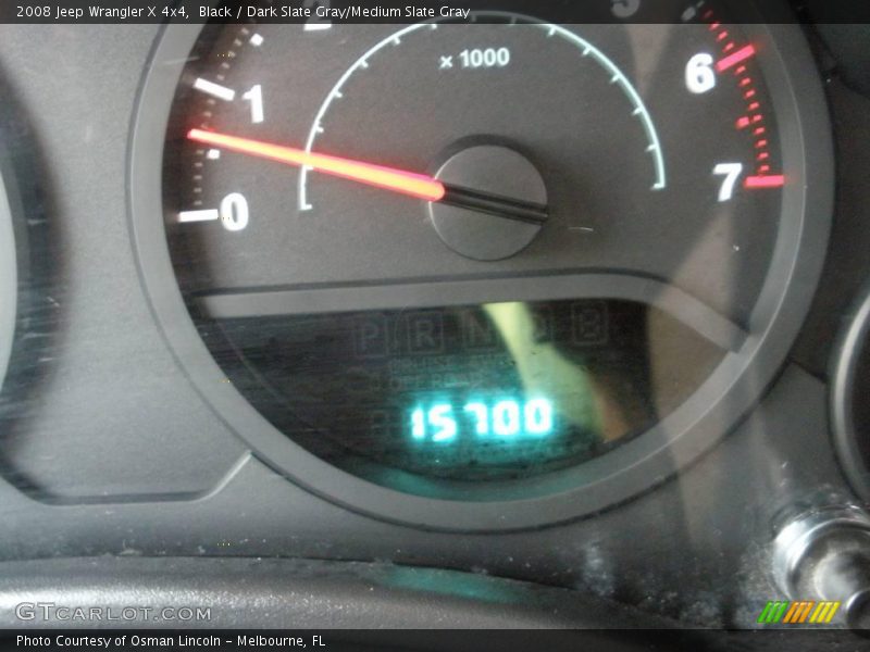 Black / Dark Slate Gray/Medium Slate Gray 2008 Jeep Wrangler X 4x4