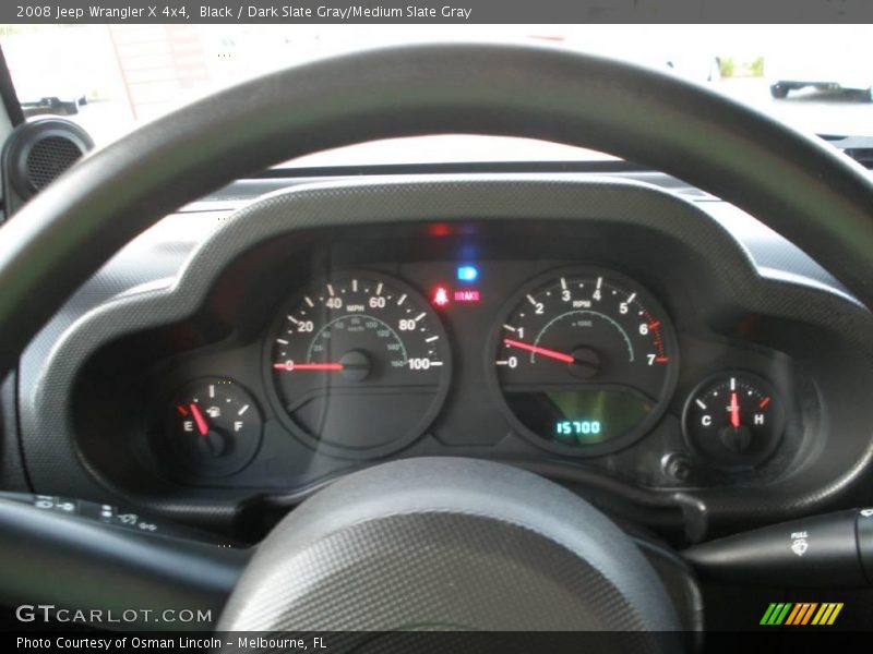 Black / Dark Slate Gray/Medium Slate Gray 2008 Jeep Wrangler X 4x4