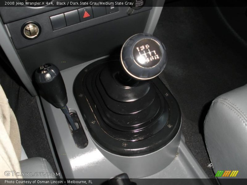 Black / Dark Slate Gray/Medium Slate Gray 2008 Jeep Wrangler X 4x4