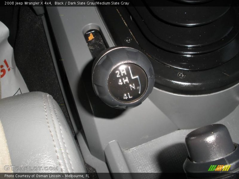 Black / Dark Slate Gray/Medium Slate Gray 2008 Jeep Wrangler X 4x4