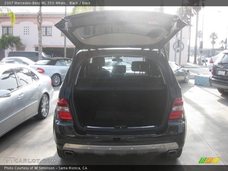 Black / Black 2007 Mercedes-Benz ML 350 4Matic