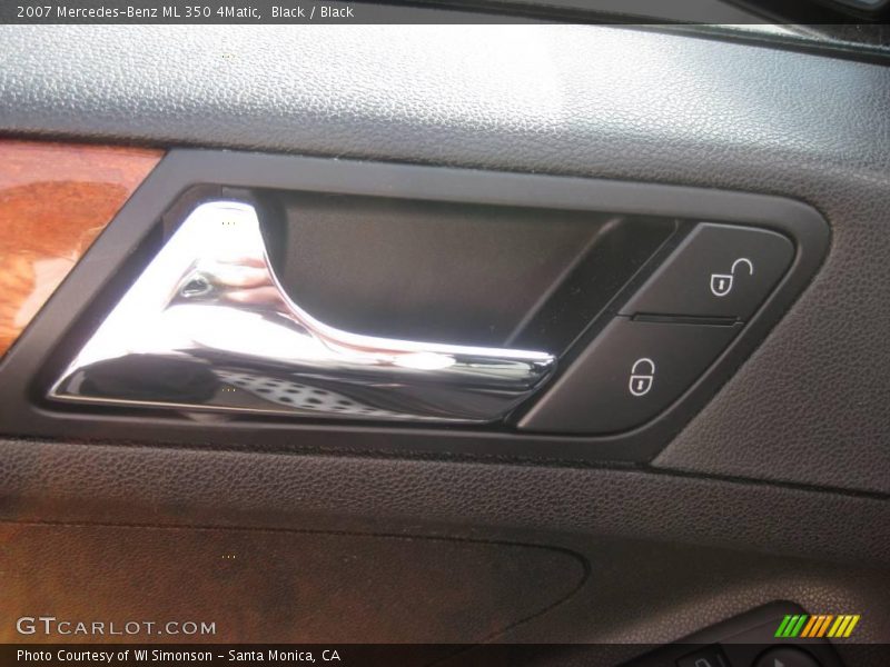 Black / Black 2007 Mercedes-Benz ML 350 4Matic