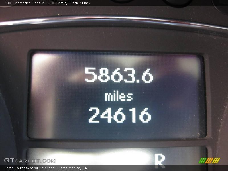 Black / Black 2007 Mercedes-Benz ML 350 4Matic