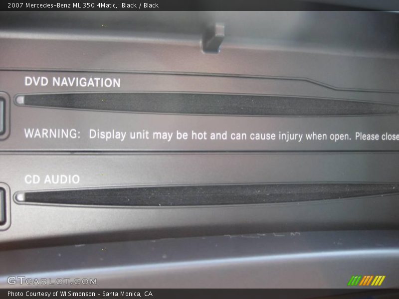 Black / Black 2007 Mercedes-Benz ML 350 4Matic
