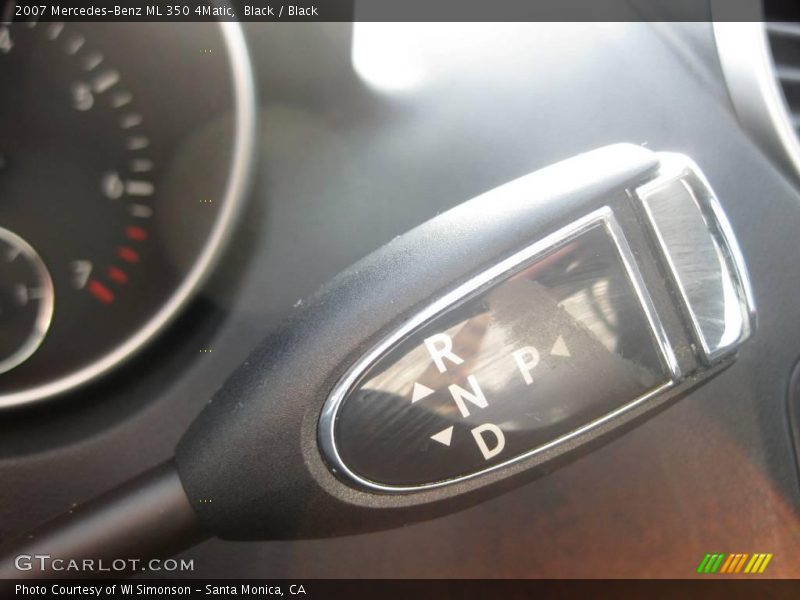 Black / Black 2007 Mercedes-Benz ML 350 4Matic