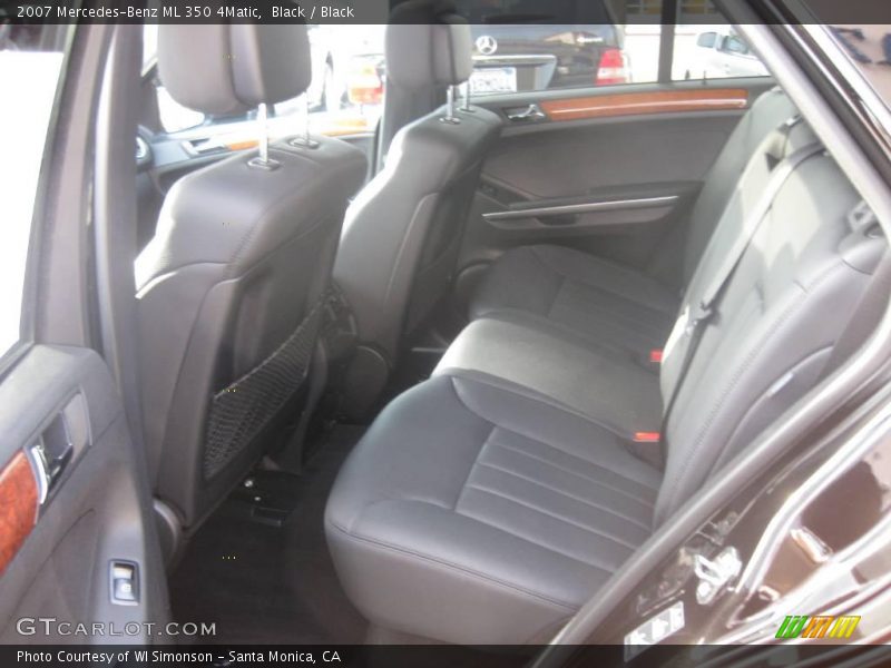 Black / Black 2007 Mercedes-Benz ML 350 4Matic