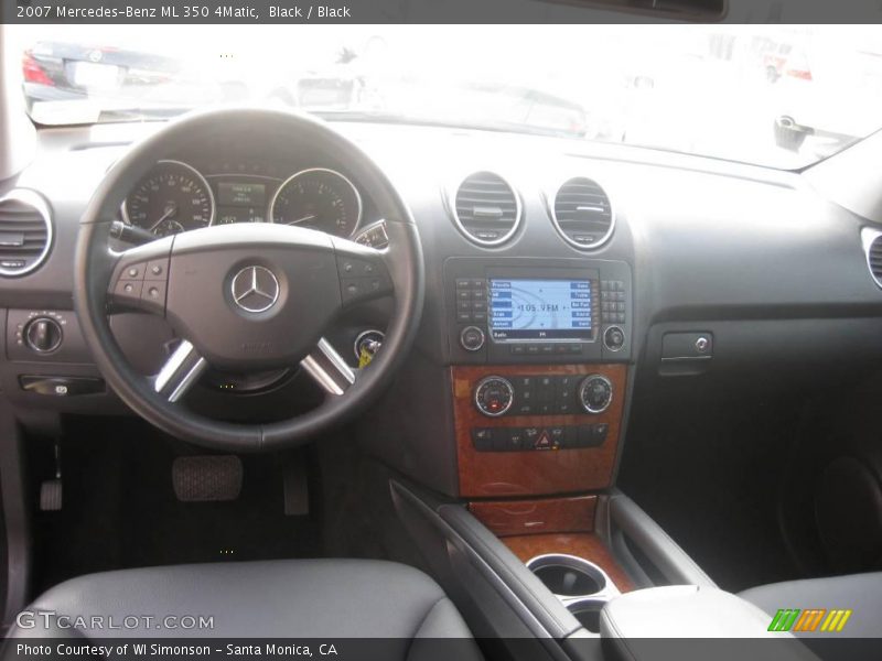 Black / Black 2007 Mercedes-Benz ML 350 4Matic