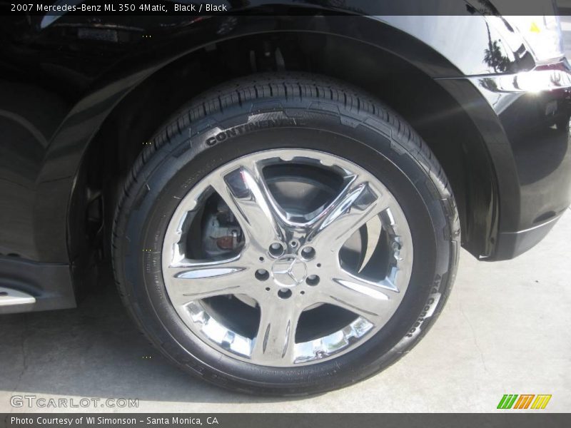 Black / Black 2007 Mercedes-Benz ML 350 4Matic