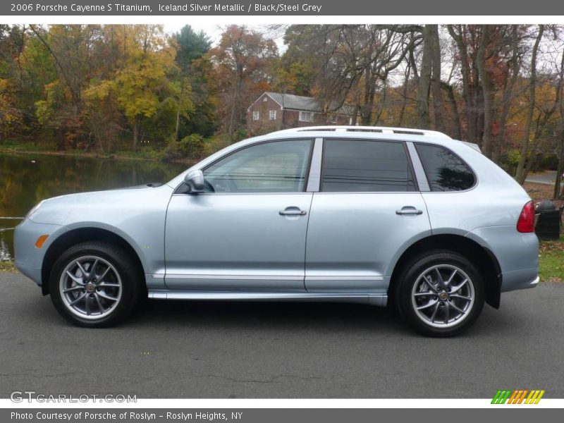 Iceland Silver Metallic / Black/Steel Grey 2006 Porsche Cayenne S Titanium