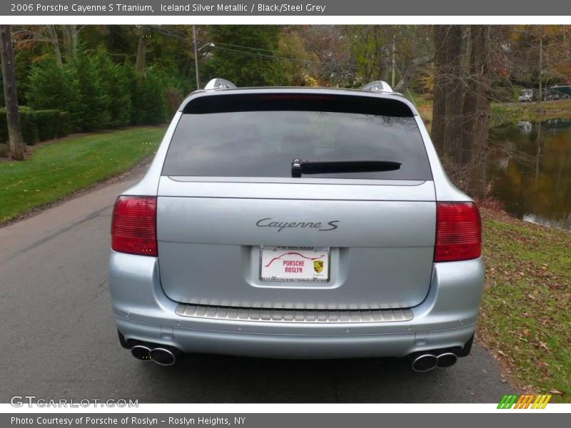 Iceland Silver Metallic / Black/Steel Grey 2006 Porsche Cayenne S Titanium
