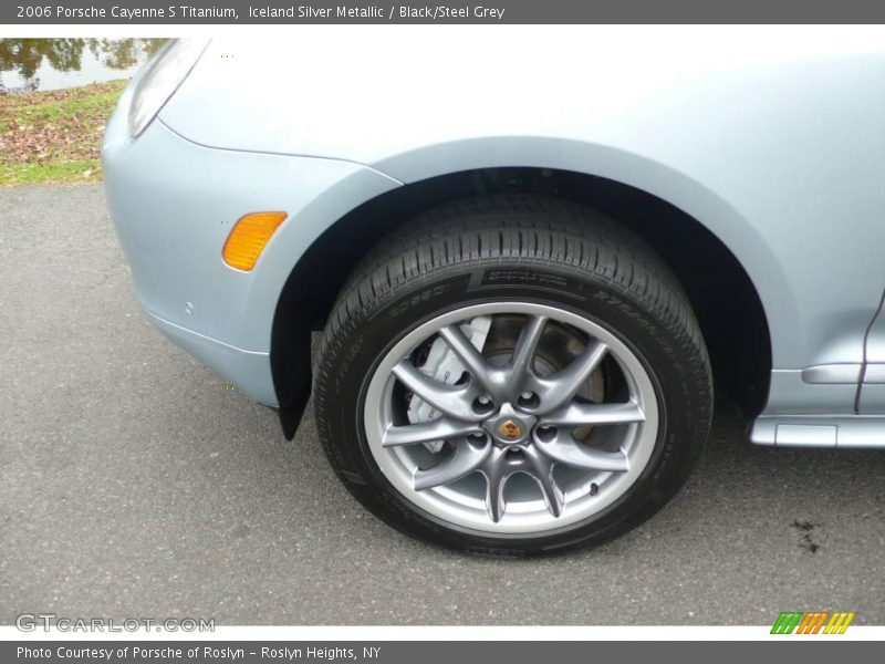 Iceland Silver Metallic / Black/Steel Grey 2006 Porsche Cayenne S Titanium