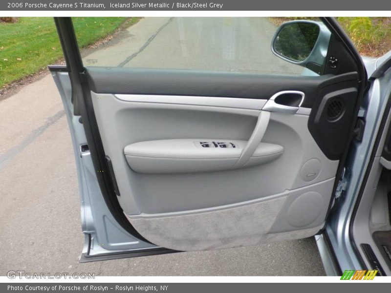 Iceland Silver Metallic / Black/Steel Grey 2006 Porsche Cayenne S Titanium
