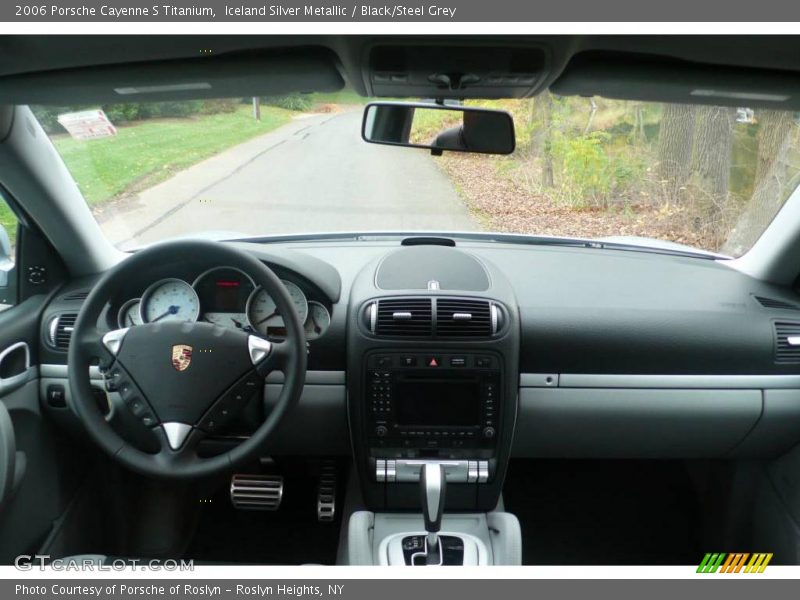 Iceland Silver Metallic / Black/Steel Grey 2006 Porsche Cayenne S Titanium