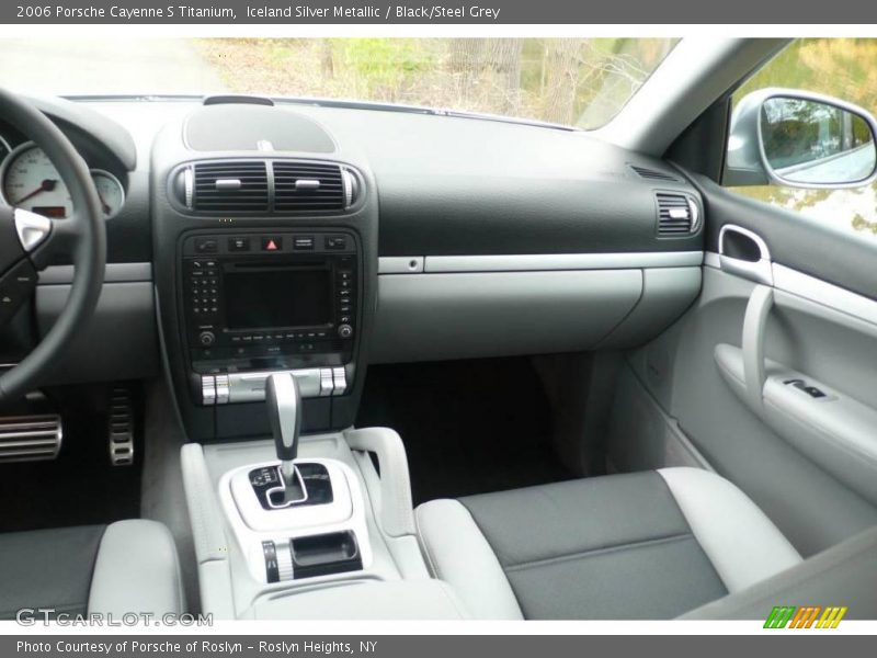 Iceland Silver Metallic / Black/Steel Grey 2006 Porsche Cayenne S Titanium
