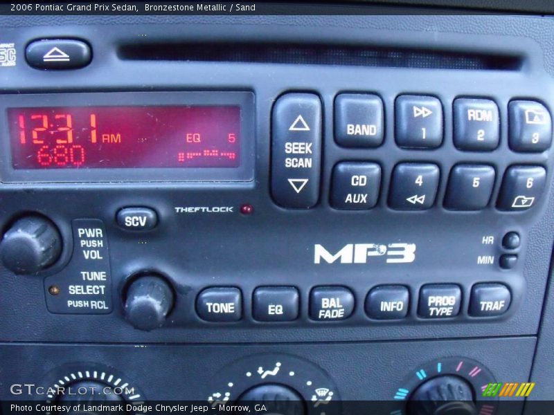 Bronzestone Metallic / Sand 2006 Pontiac Grand Prix Sedan