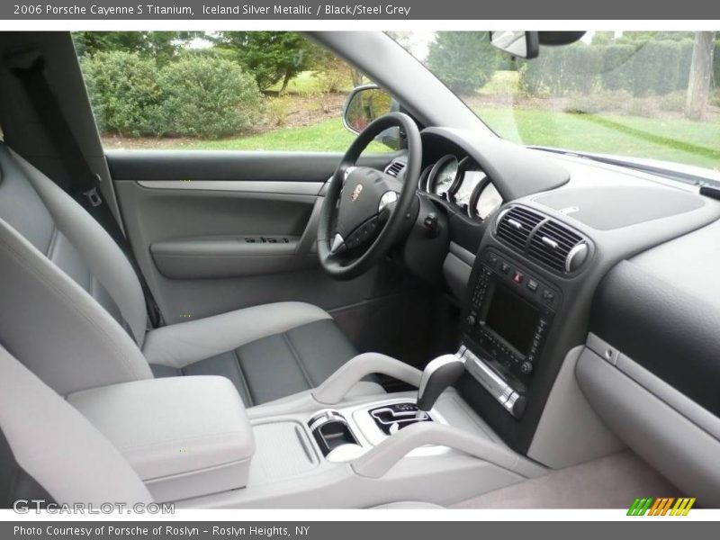 Iceland Silver Metallic / Black/Steel Grey 2006 Porsche Cayenne S Titanium
