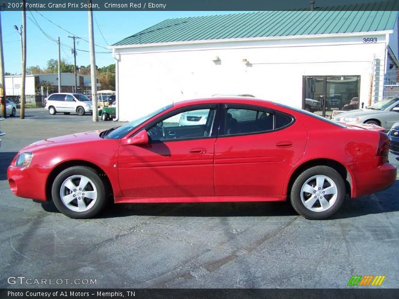 Crimson Red / Ebony 2007 Pontiac Grand Prix Sedan