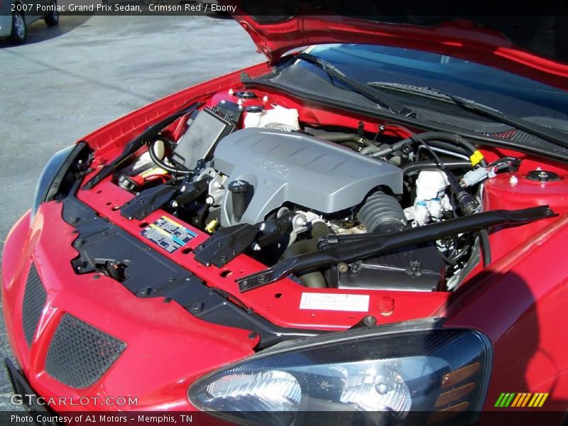 Crimson Red / Ebony 2007 Pontiac Grand Prix Sedan